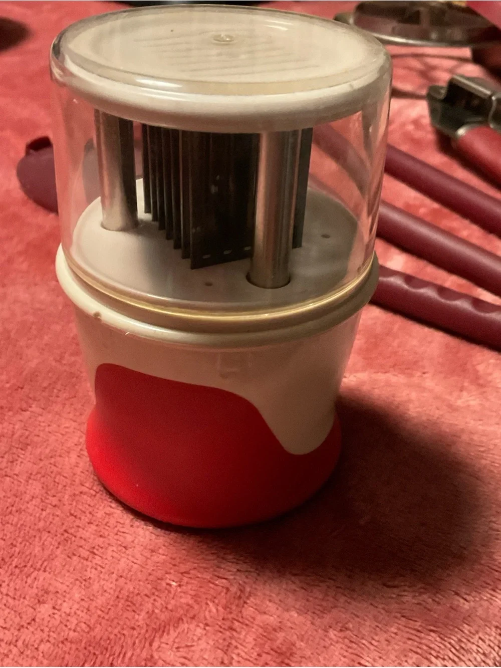 Red Silicone Kitchen Tool Set with Can Opener